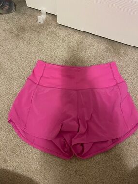 lululemon athletica Hot Pink Running Shorts